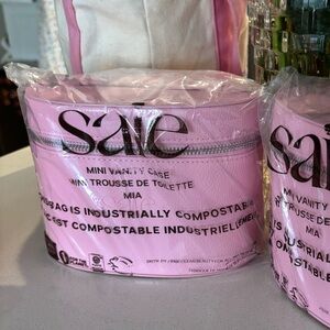 Saie mini Vanity Case baby pink
